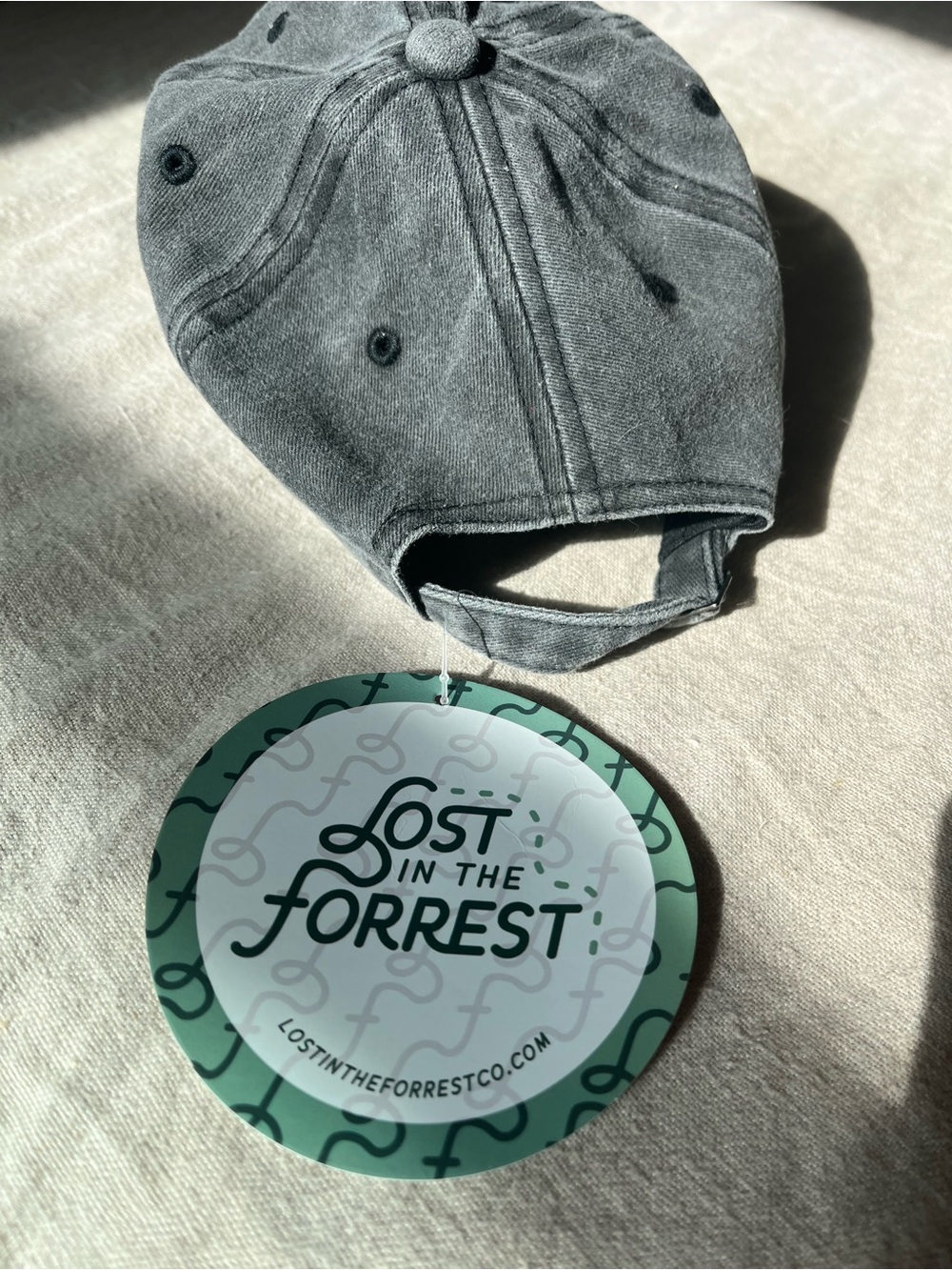Plant Daddy Embroidered Cap - Charcoal Gray - Picture 2 of 4